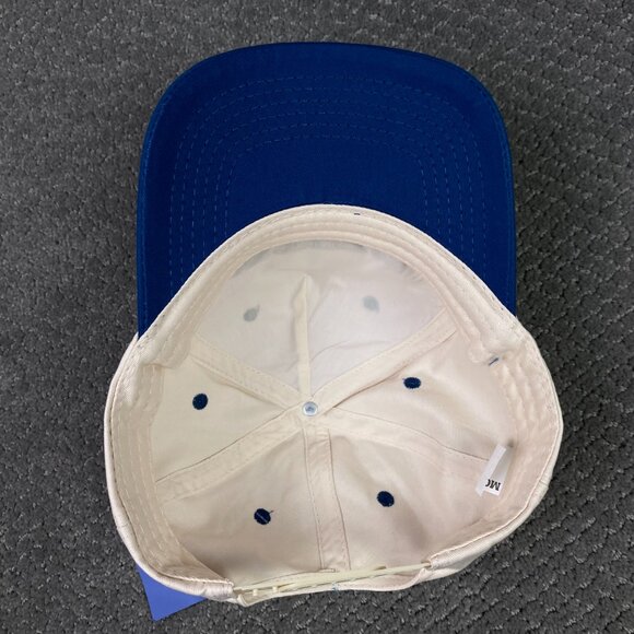 NWT Moosehead Light Beer Snapback Hat Cap Adjustable White Blue Lager Cotton - Picture 7 of 8